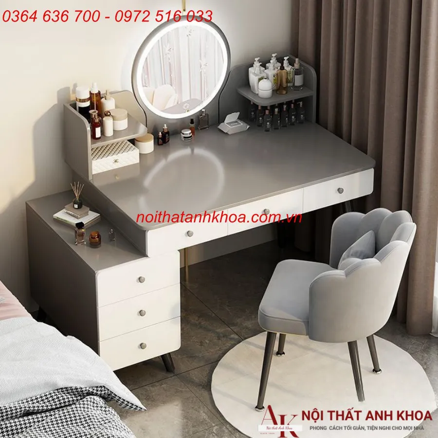 Bàn Trang Điểm Gỗ Công Nghiệp MDF Đẹp Hiện Đại Giá Rẻ