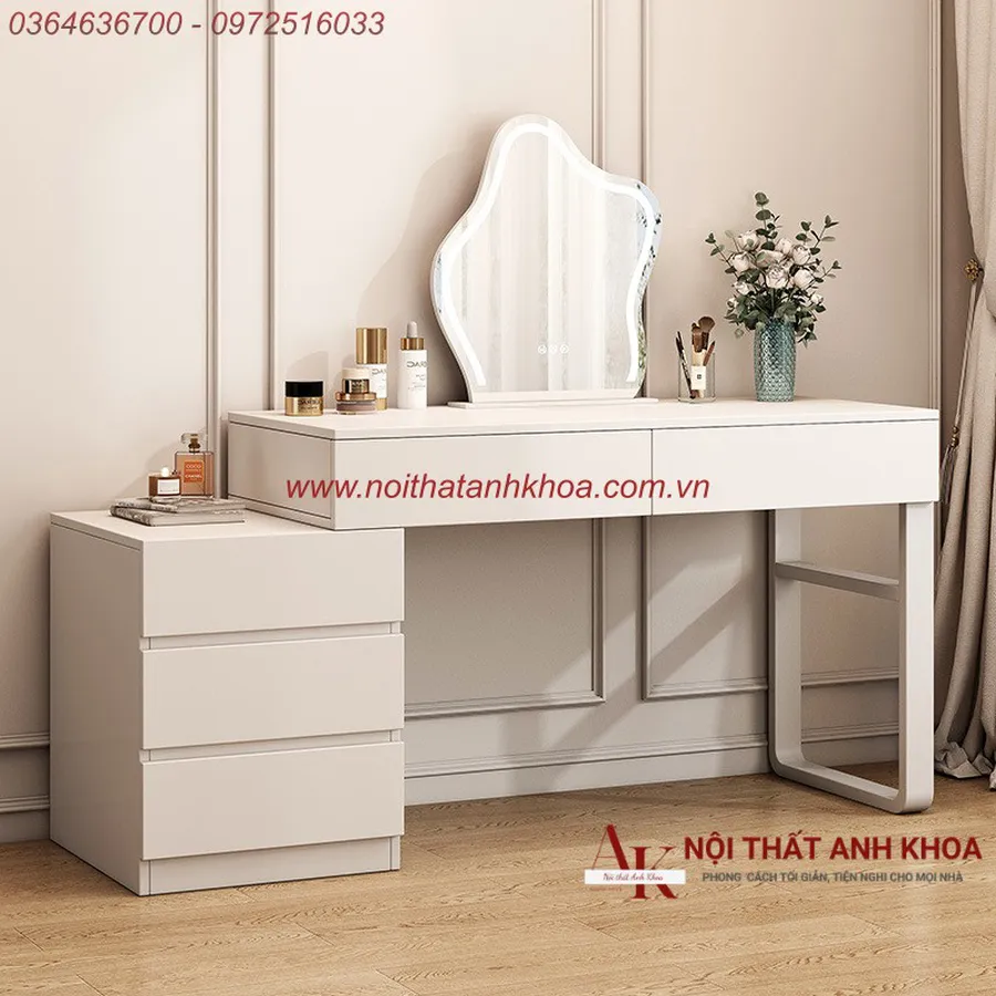 Bàn Trang Điểm Gỗ Ép Cao Cấp Thiết Kế Hiện Đại Sang Trọng