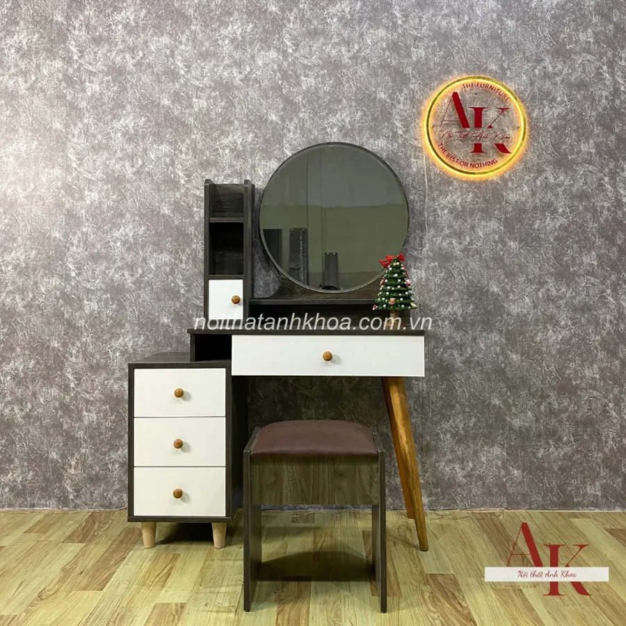 Bàn Trang Điểm Gỗ MDF Đẹp Hiện Đại Giá Rẻ