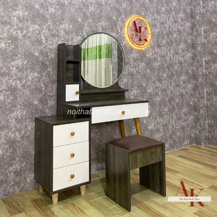 Bàn Trang Điểm Gỗ MDF Đẹp Hiện Đại Giá Rẻ