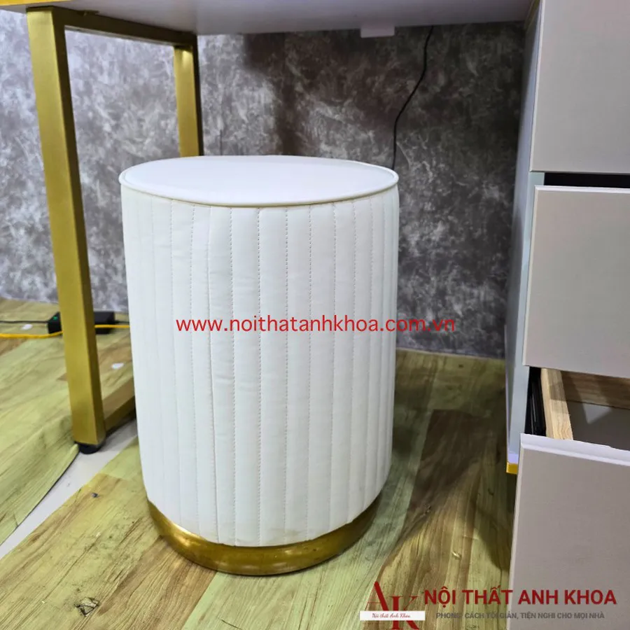 Bàn Trang Điểm Nhỏ Gọn Giá Rẻ Gỗ MDF Có Đèn LED (Hàng nhập khẩu)