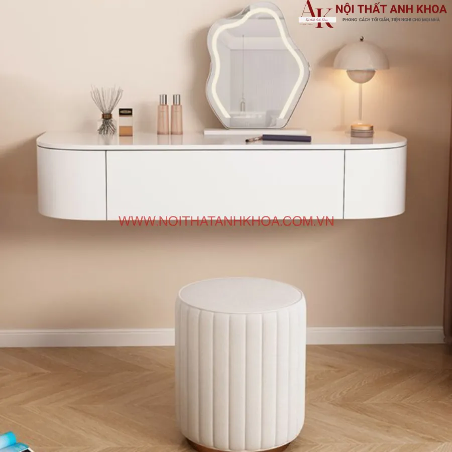 Bàn Trang Điểm Treo Tường Đẹp Chuẩn Gu Chị Em