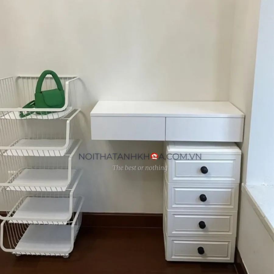 Bàn Trang Điểm Treo Tường Gỗ Công Nghiệp Mdf Giá Rẻ