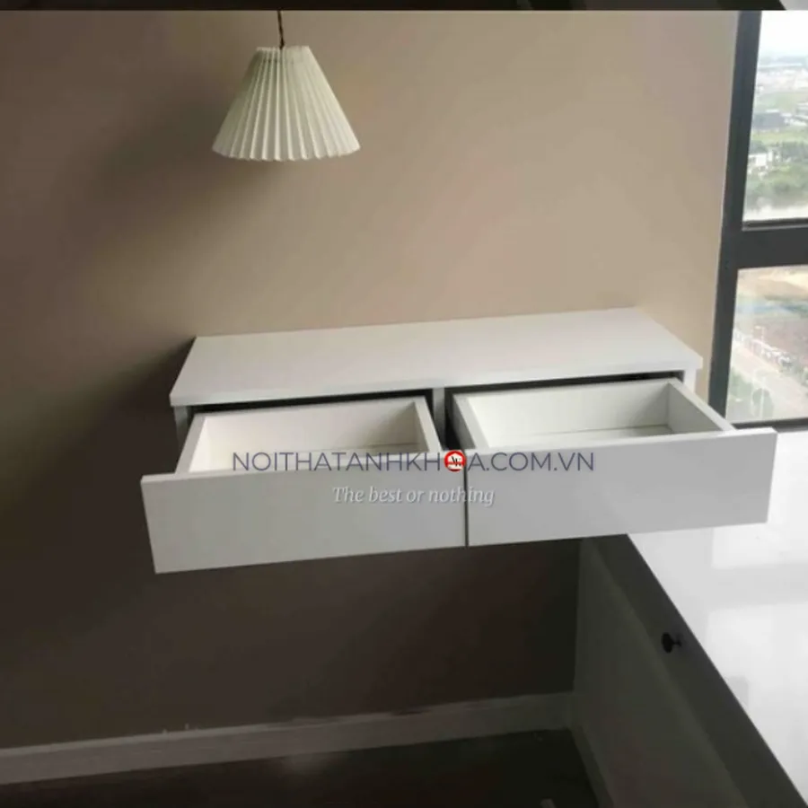 Bàn Trang Điểm Treo Tường Gỗ Công Nghiệp Mdf Giá Rẻ