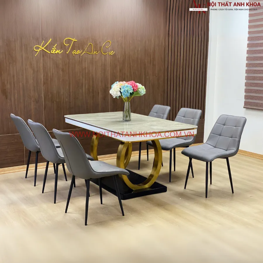 Bộ Bàn ăn 6 Ghế Đẹp Sang Trọng Hiện Đại