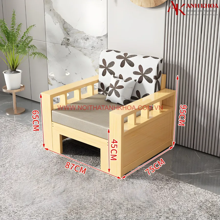 Bộ Bàn Ghế Sofa Gỗ Phòng Khách Đẹp Cao Cấp