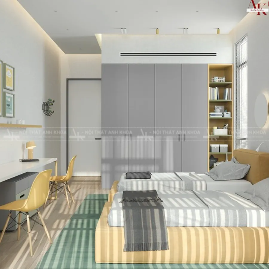 Bộ Combo Phòng Ngủ Cho Con Trai Hiện Đại