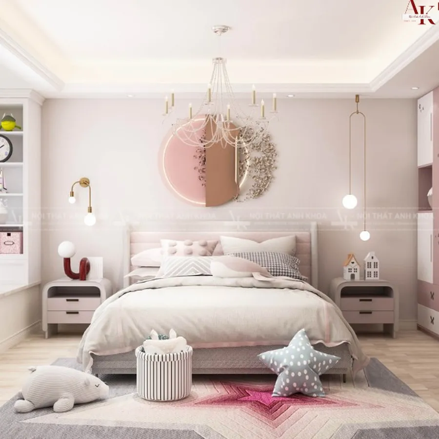 Bộ Combo Phòng Ngủ Trẻ Em Hiện Đại Cao Cấp