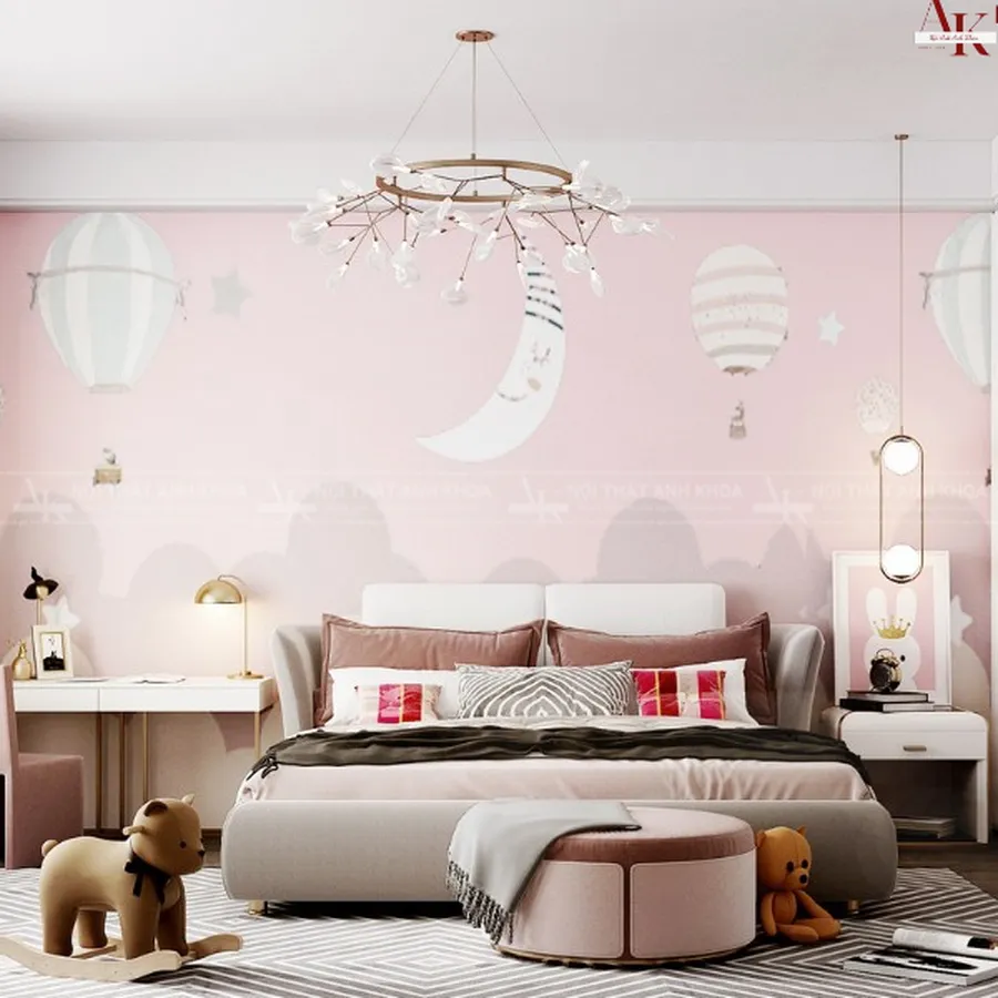 Bộ Combo Phòng Ngủ Trẻ Em Hiện Đại Cao Cấp