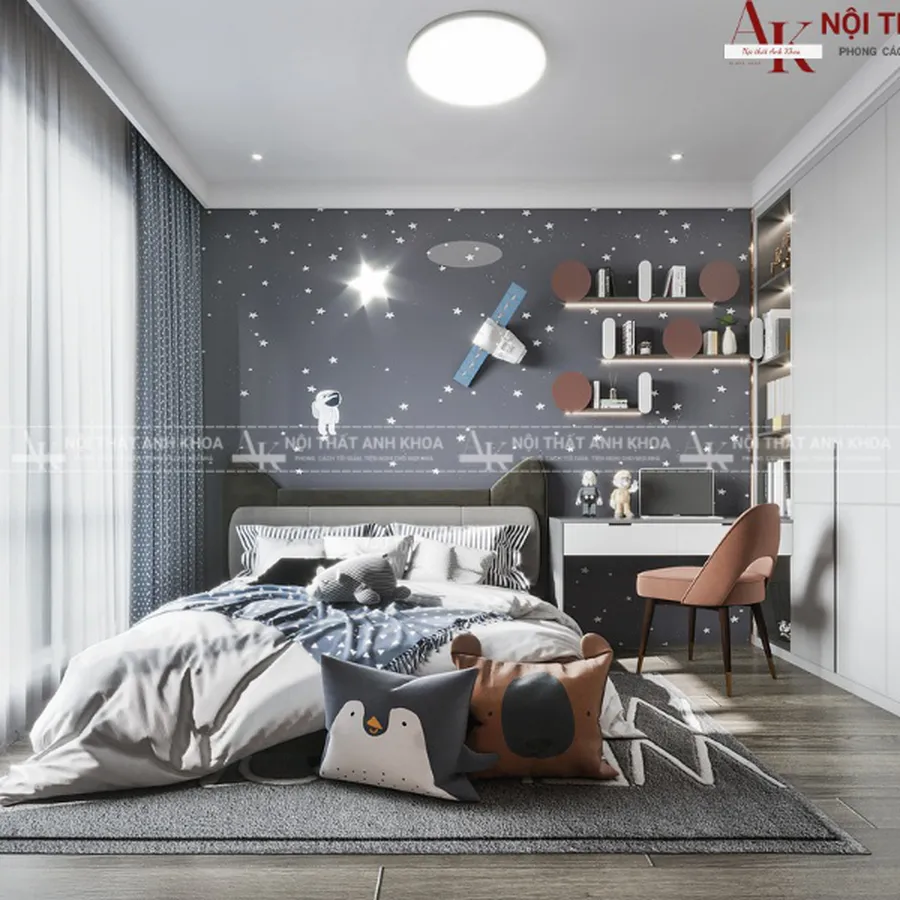 Bộ Phòng Ngủ Cho Bé Trai 10 Tuổi Đẹp Cao Cấp