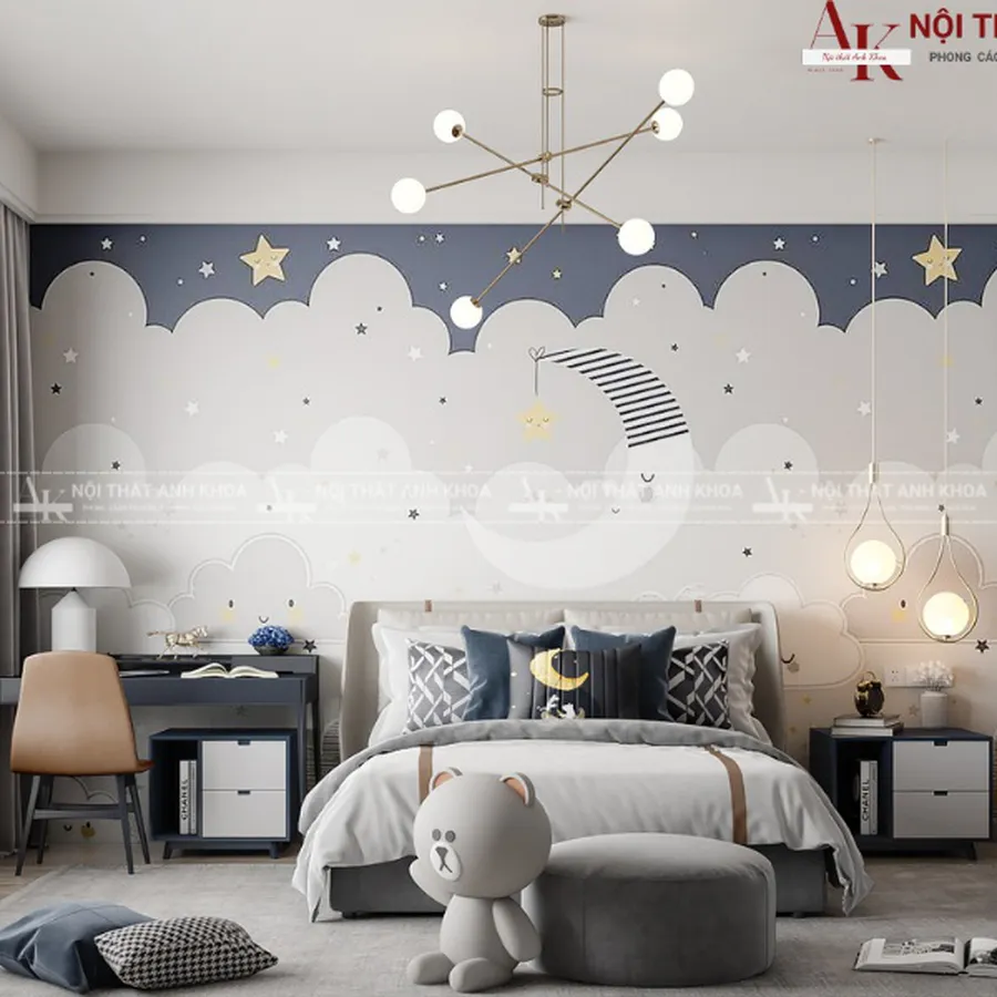 Bộ Phòng Ngủ Cho Bé Trai Đẹp Hiện Đại