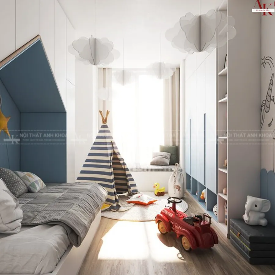 Bộ Phòng Ngủ Cho Bé Trai Hiện Đại Giá Tốt