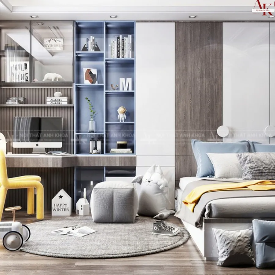 Bộ Phòng Ngủ Cho Bé Trai Phong Cách Cao Cấp