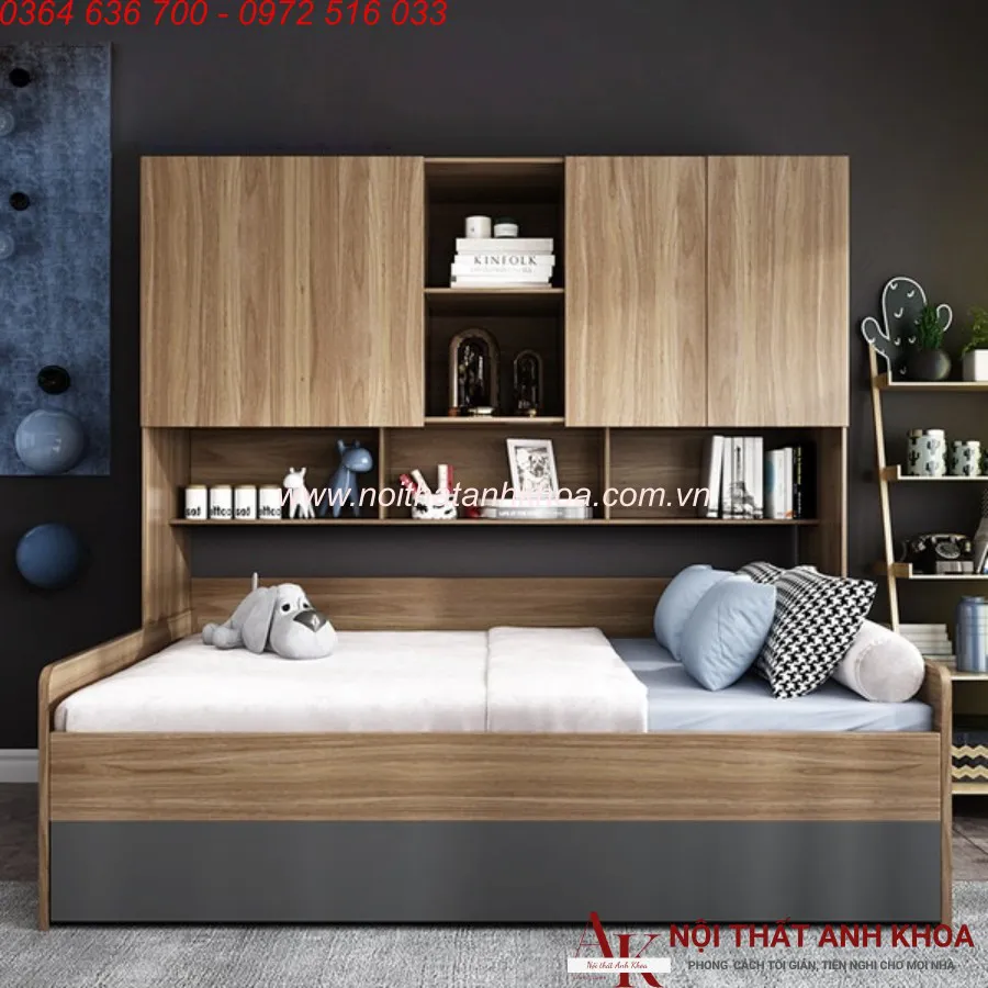 Combo Giường Tủ Thông Minh Gỗ Công Nghiệp Hiện Đại Giá Tốt