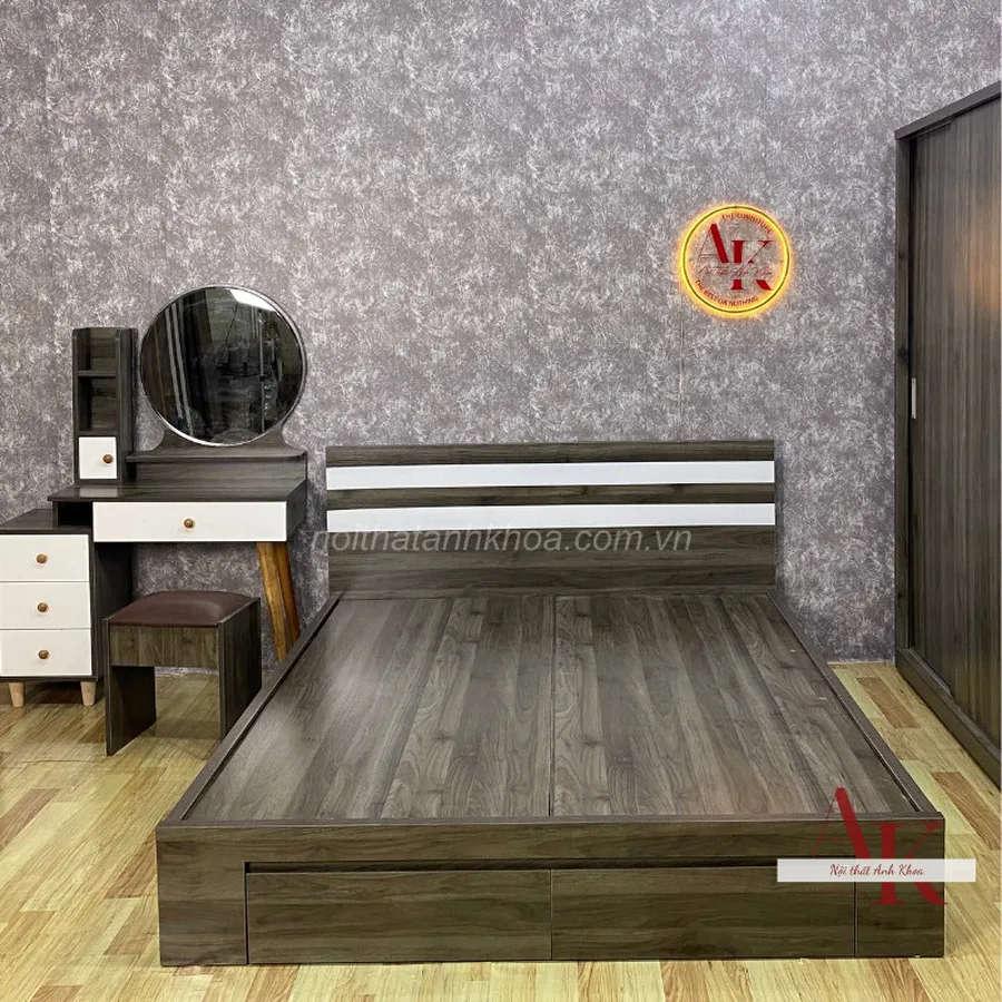Combo Nội Thất Phòng Ngủ Gỗ MDF Sang Trọng Giá Tốt