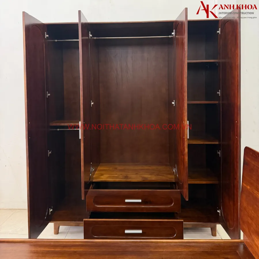 Combo Phòng Ngủ Gỗ Tự Nhiên Cao Cấp Hiện Đại