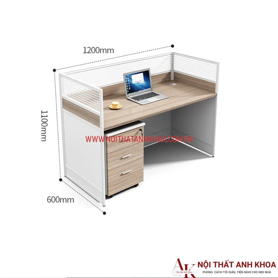 Cụm Bàn Làm Việc Văn Phòng Hiện Đại