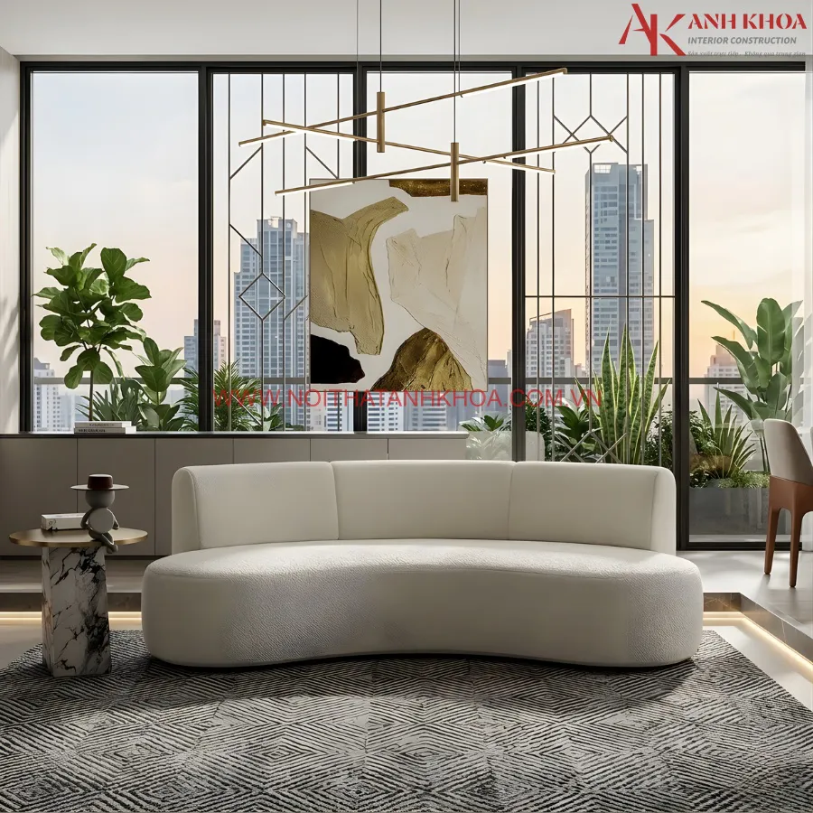 Ghế Sofa Cong Cho Văn Phòng Đẹp Hiện Đại