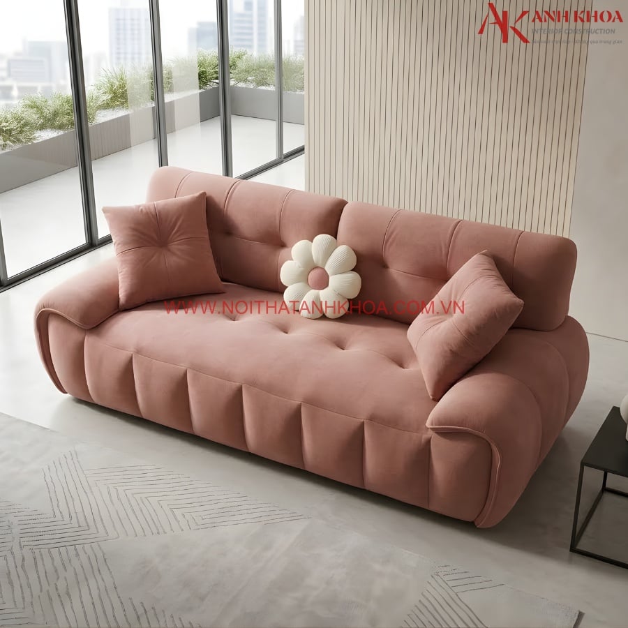 Ghế Sofa Đơn Hiện Đại Màu Nâu Đất