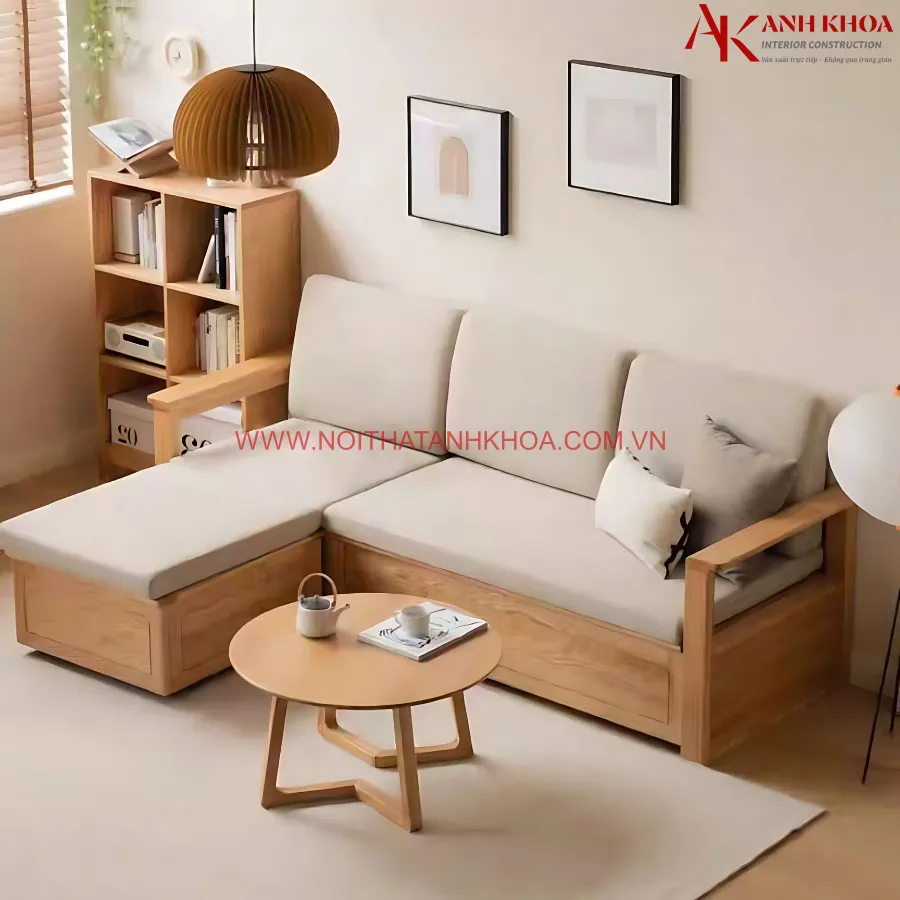 Ghế Sofa Gỗ Sồi Cao Cấp Giá Tốt