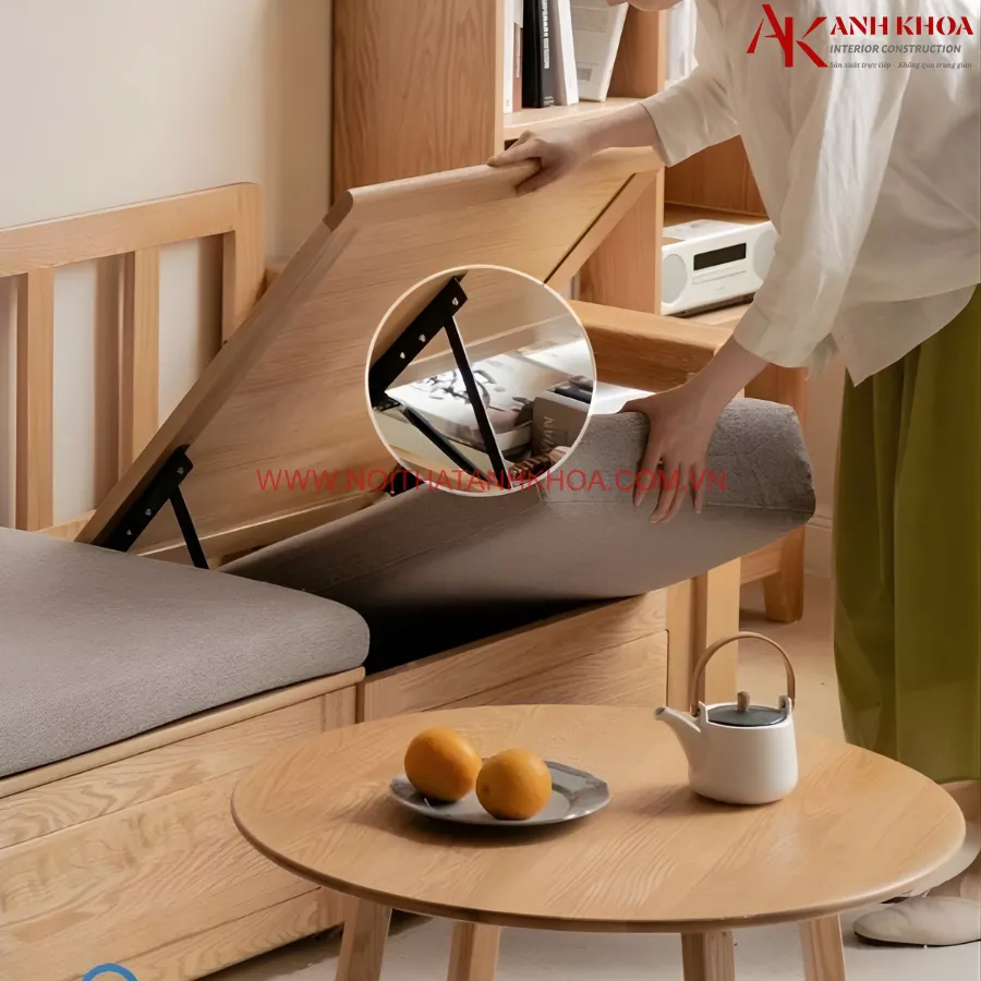 Ghế Sofa Gỗ Sồi Cao Cấp Giá Tốt