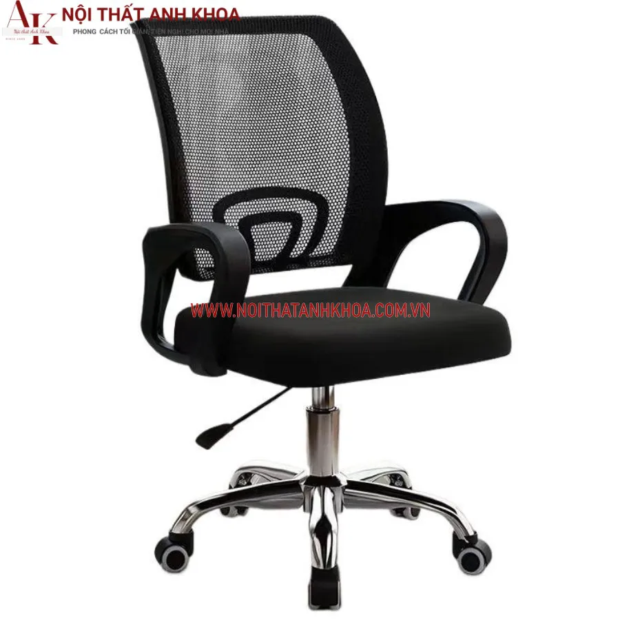 Ghế Xoay Văn Phòng Màu Đen Giá Rẻ