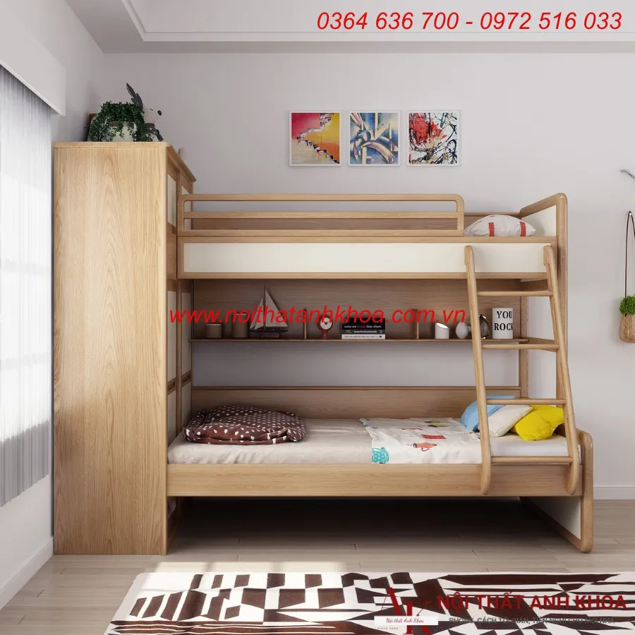 Giường 2 Tầng Thông Minh Cho Bé Giá Rẻ