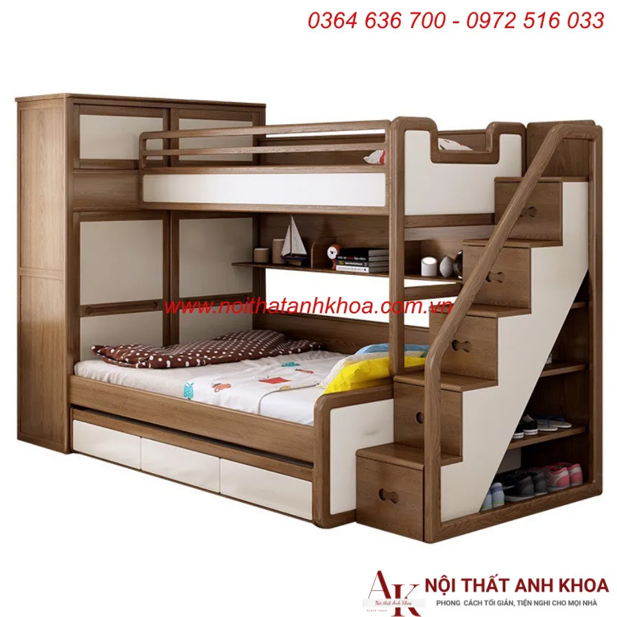 Giường 2 Tầng Thông Minh Cho Bé Giá Rẻ