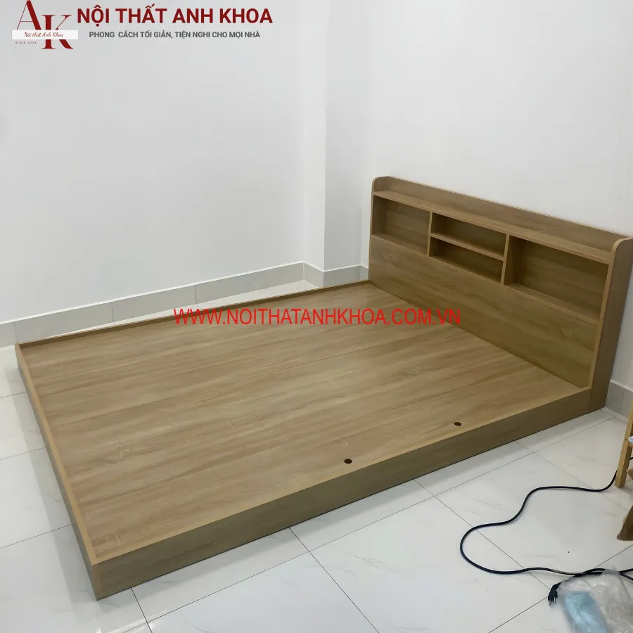 Giường Ngủ Bệt Tatami Gỗ Công Nghiệp