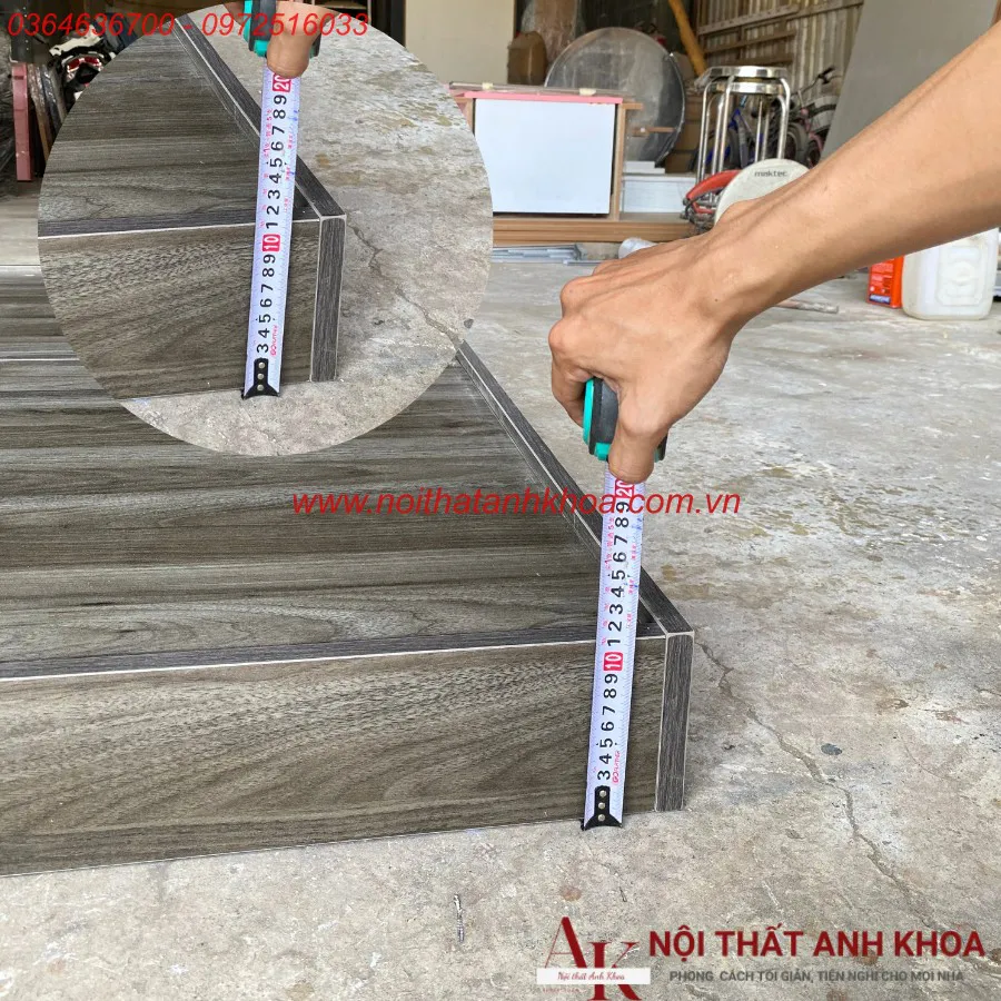 Giường Bệt Gỗ Công Nghiệp Màu Xanh Rêu Giá Rẻ