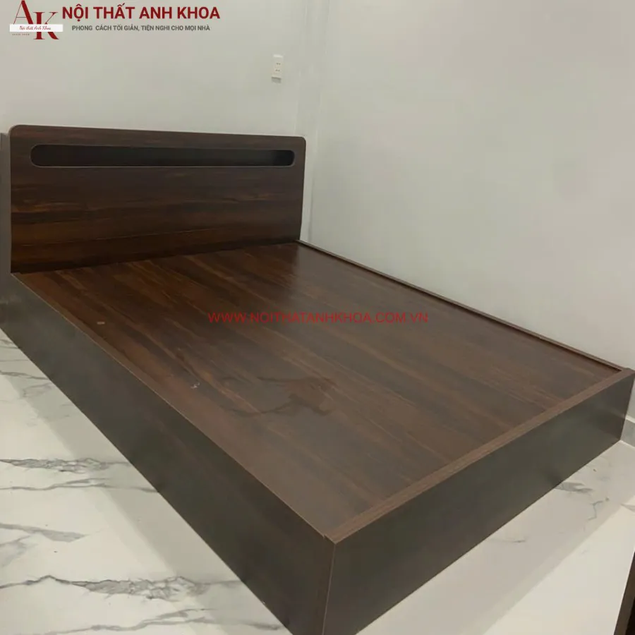 Giường Hàn Quốc Gỗ Công Nghiệp Phủ Melamine Cao Cấp