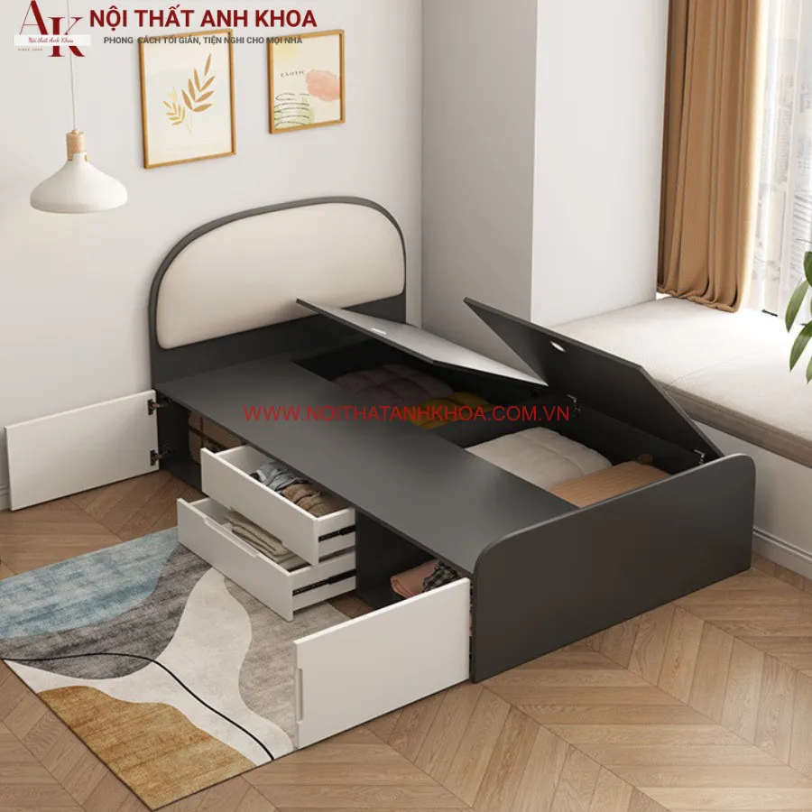 Giường Ngủ Đẹp Thiết Kế Thông Minh Tiện Lợi