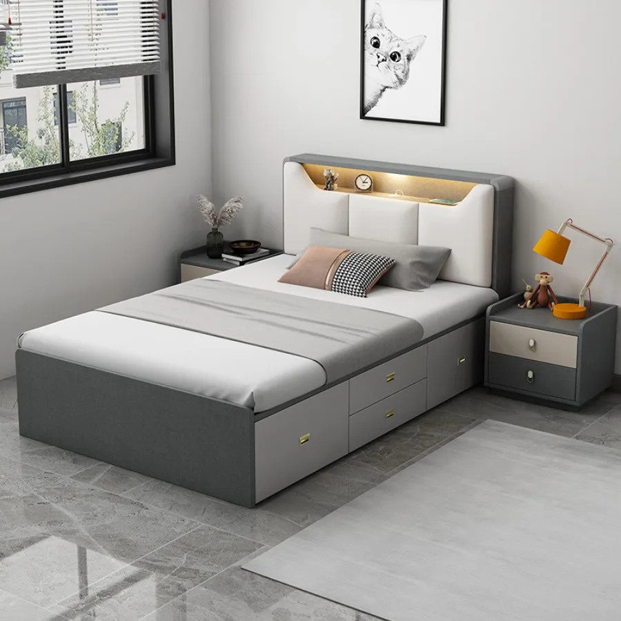 Giường Ngủ Đơn 1m2 Mẫu Mã Đẹp Hiện Đại