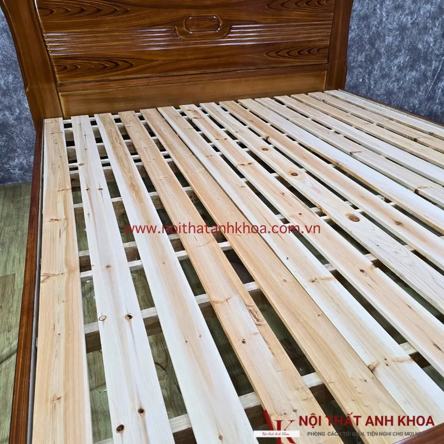 Giường Ngủ Gỗ Cao Su Đẹp Giá Tốt