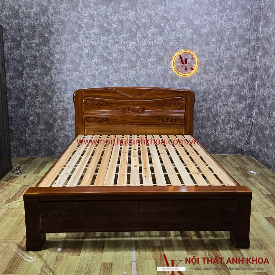 Giường Ngủ Gỗ Cao Su Đẹp Giá Tốt