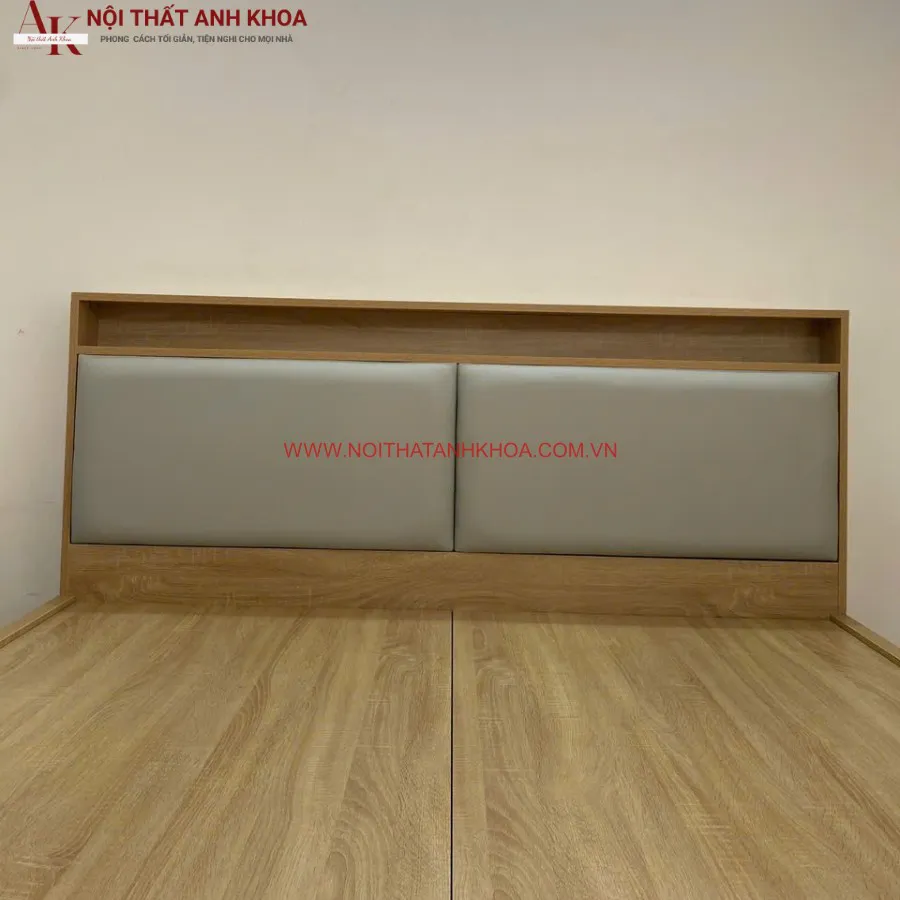 Giường Ngủ Gỗ Công Nghiệp Kiểu Hàn Quốc Sang Trọng