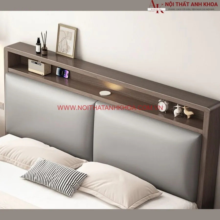 Giường Ngủ Gỗ MDF Thiết Kế Đẹp Hiện Đại