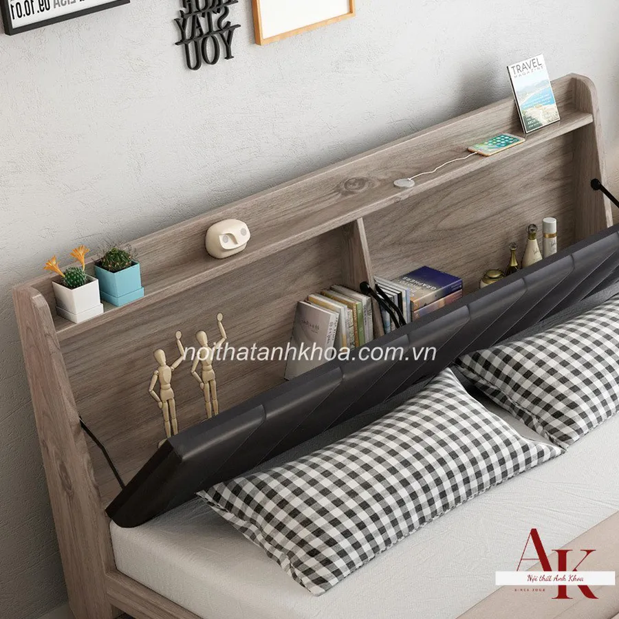 Giường Ngủ Gỗ Công Nghiệp Thiết Kế Hiện Đại Giá Tốt