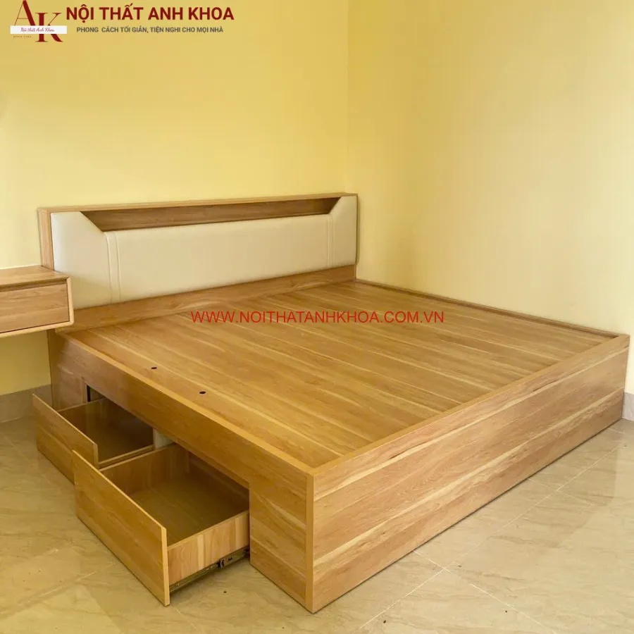 Giường Ngủ Hiện Đại Cao Cấp Gỗ Công Nghiệp Đẹp Giá Tốt