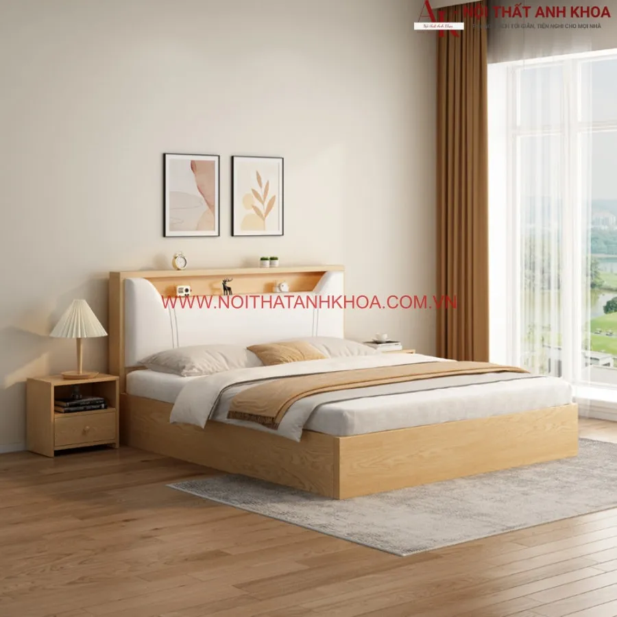 Giường Ngủ Hiện Đại Cao Cấp Gỗ Công Nghiệp Đẹp Giá Tốt