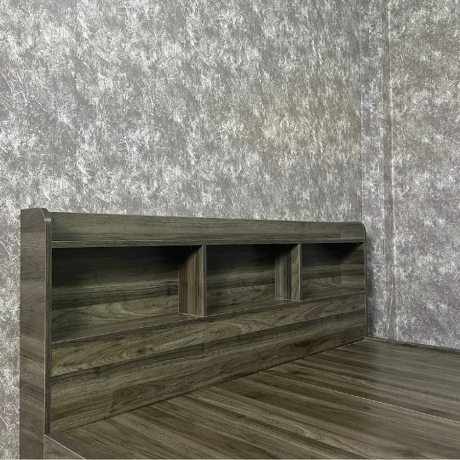 Giường Ngủ Gỗ Công Nghiệp MDF Đầu Kệ Hiện Đại Giá Rẻ