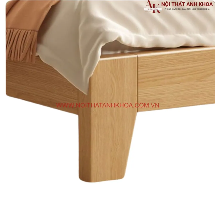 Giường Ngủ Hiện Đại Gỗ Tự Nhiên Hiện Đại Thanh Lịch