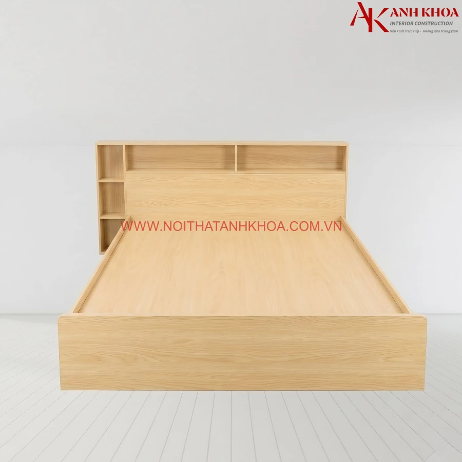 Giường Ngủ Hộp Gỗ Công Nghiệp Đẹp Cao Cấp