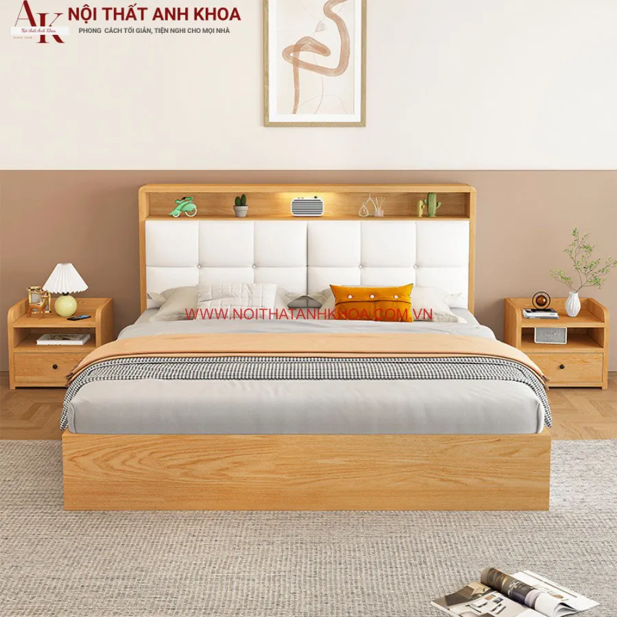 Giường Ngủ MDF Cao Cấp Giá Tốt