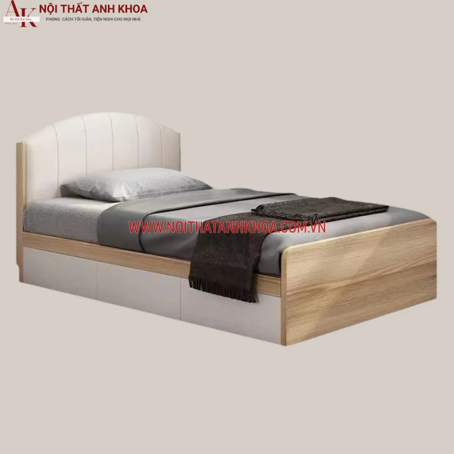 Giường Ngủ Thông Minh Gỗ Công Nghiệp Cho Phòng Nhỏ