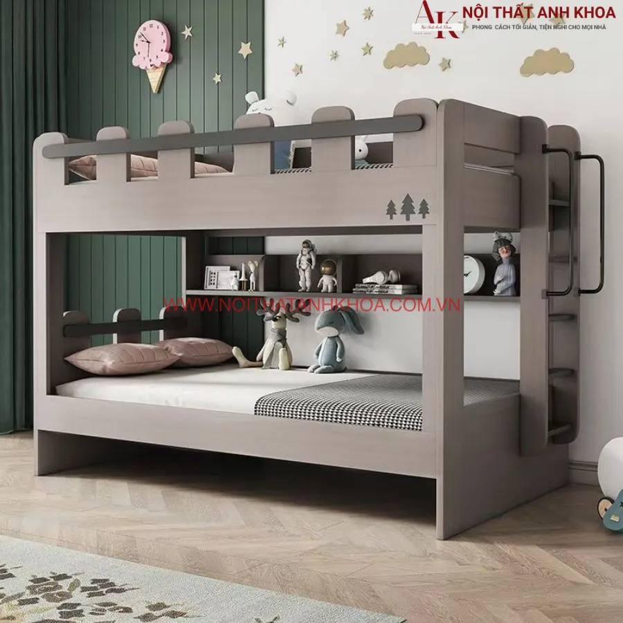 Giường Tầng Cho Bé Trai Và Bé Gái Hiện Đại Thông Minh