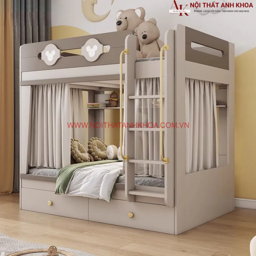 Giường Tầng Con Gái Đẹp Hiện Đại