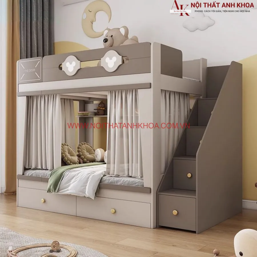 Giường Tầng Con Gái Đẹp Hiện Đại