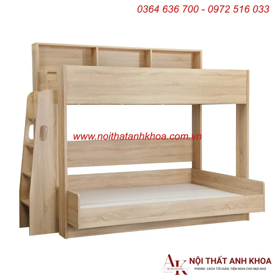 Giường Tầng Gỗ Công Nghiệp Cho Trẻ Em Đẹp Giá Rẻ