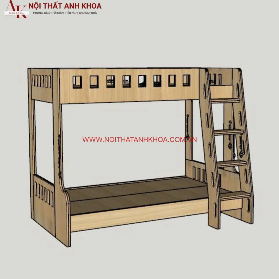 Giường Tầng Gỗ Ghép Cho Trẻ Em Giá Rẻ HCM